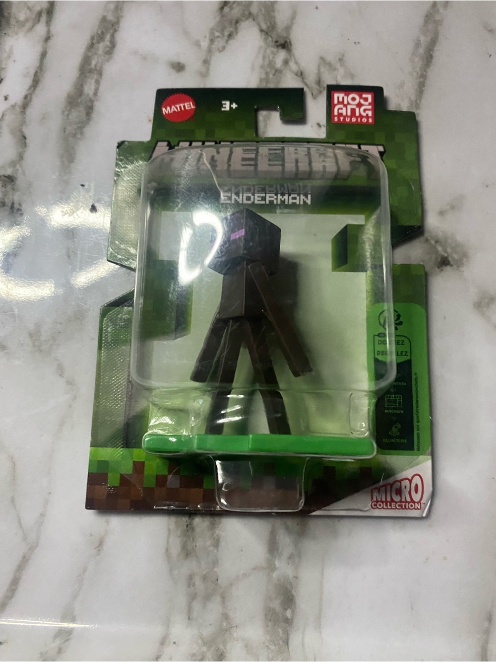 Mattel Minecraft Enderman Figure - Black & Purple
